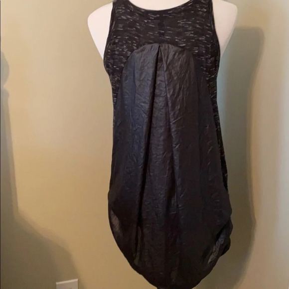{BCBGMAXAZARIA} HARLOW Mixed Media Hi-lo Tank Top - Picture 5 of 7